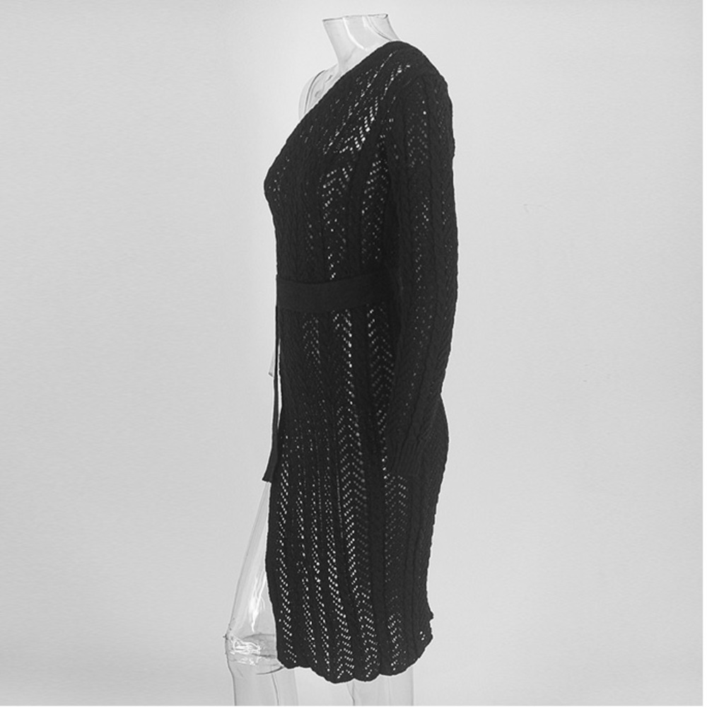 NEW! Knitted Asymmetrical Dress - Picture 3 of 5